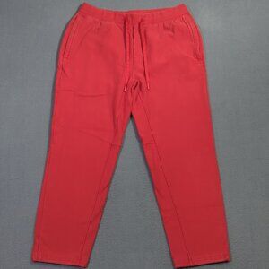 Lululemon Pants Men's L Red Relaxed Fleece Jogger New Year
